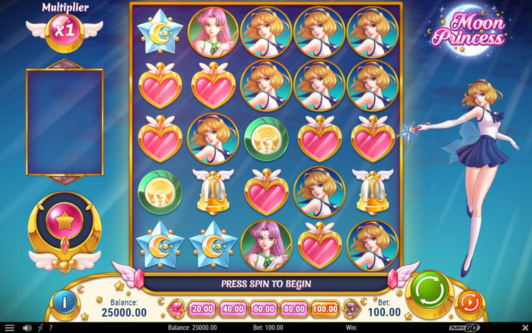 オンラインカジノ スロット moon princess